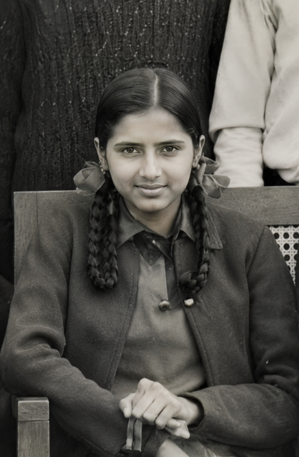 Anita Sharma school time photo